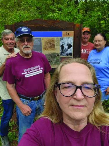 Iron Ore Heritage Trail, Ishpeming Rock and Mineral Club dedicate newest trail sign